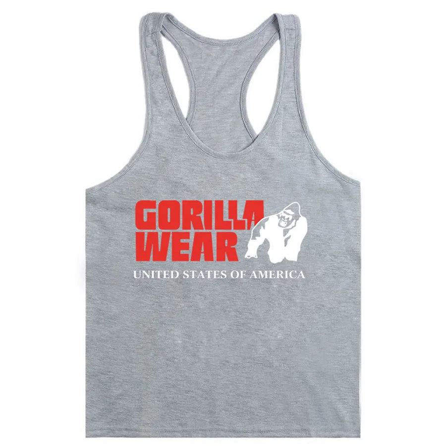 Men's Sleeveless Sports T-Shirt for Gym and Running